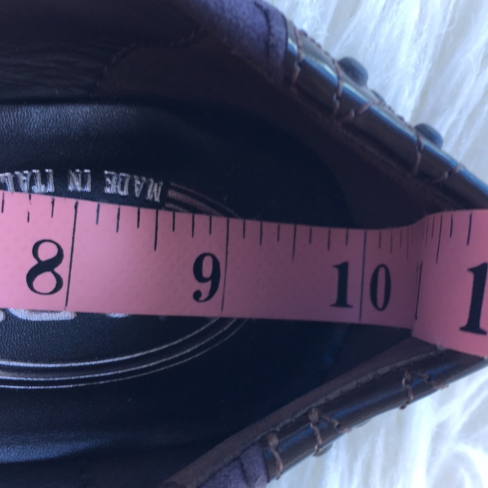 Tod’s Purple Suede/Leather Ballet Flat Shoes - Picture 12 of 16